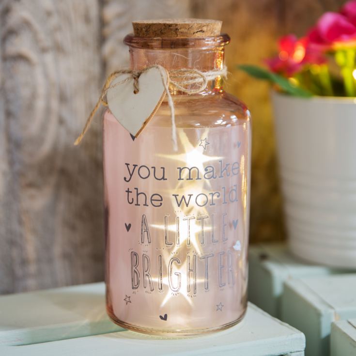 Love Life Light Up Jars - Make The World A Little Brighter product image