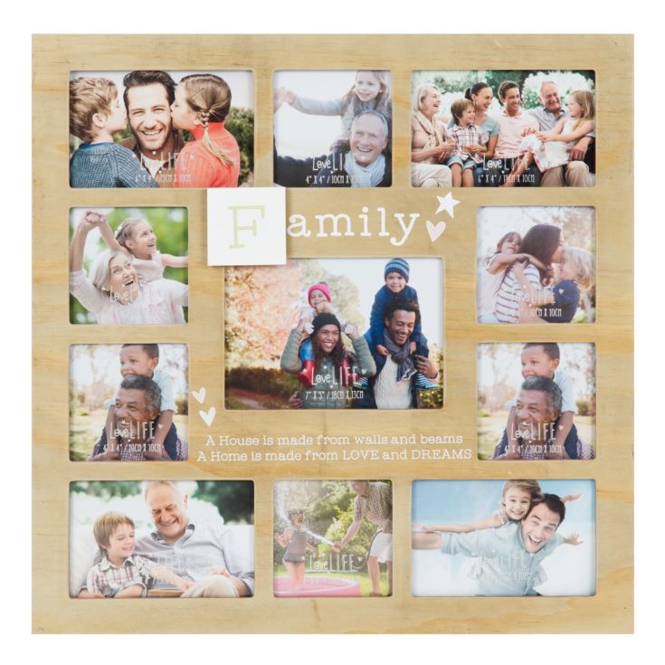 Love Life Multi Aperture Photo Frame - Family product image