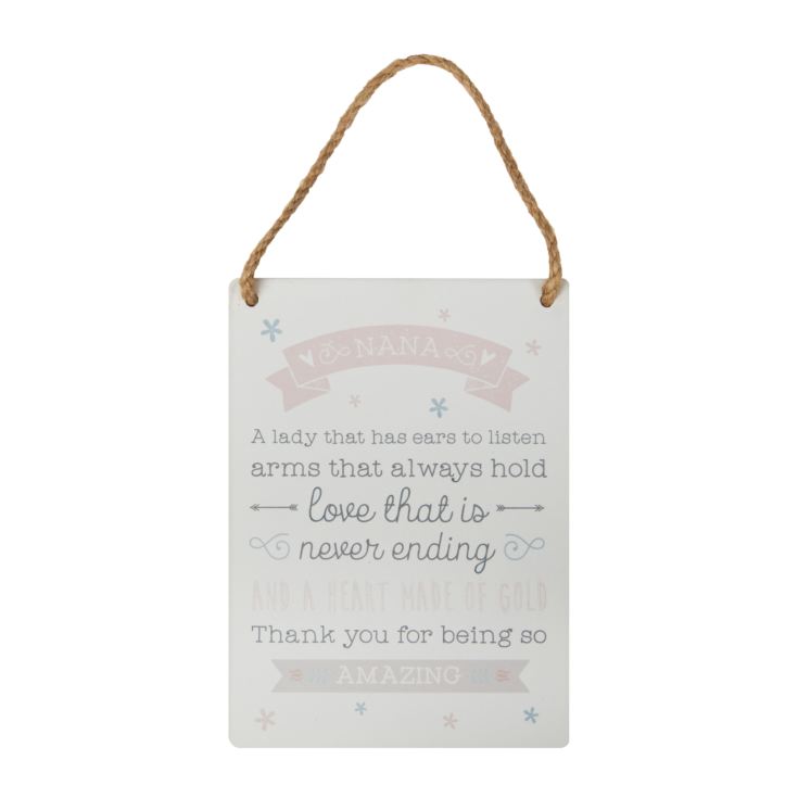 'Love Life' Tin Hanging Plaque - Nana product image