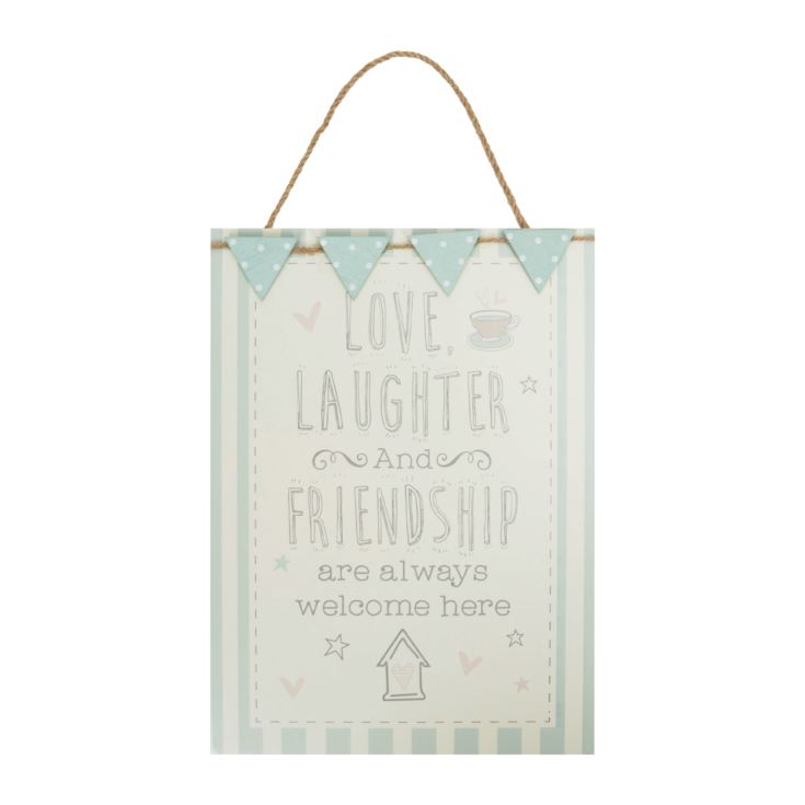 Love Life Hanging Plaque - Love, Laughter and Friendship product image