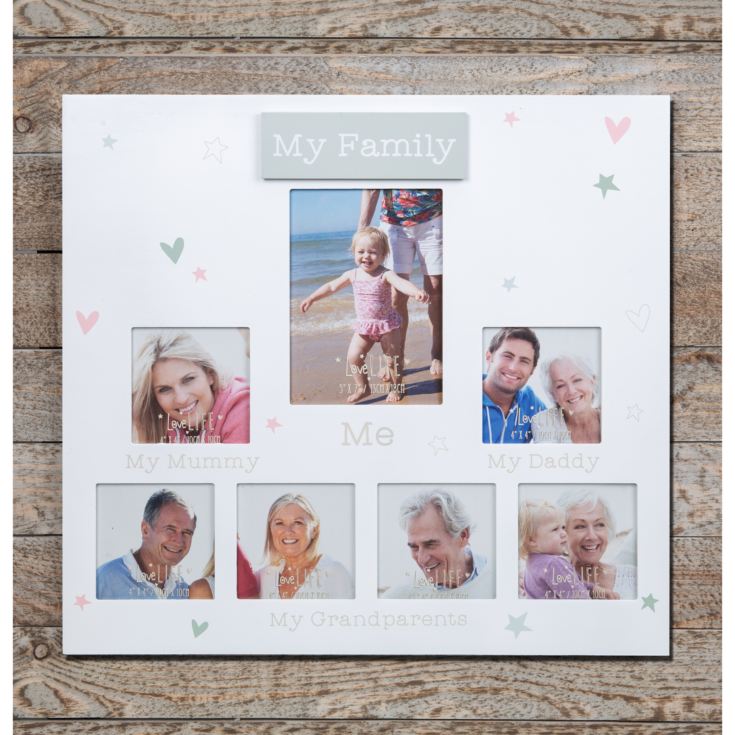 Love Life Multi Aperture Photo Frame - My Family product image
