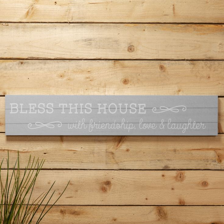 Love Life Giant Plaque - Bless This House product image
