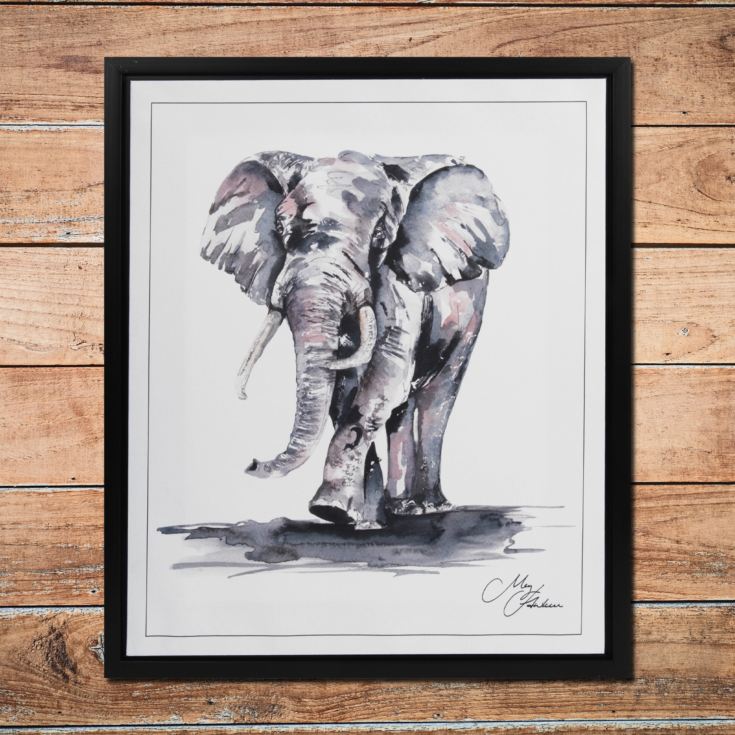 Meg Hawkins Framed Wall Art - Elephant 50cm product image