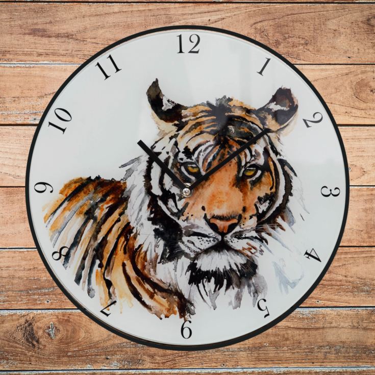 Meg Hawkins Wall Clock 30cm - Tiger product image