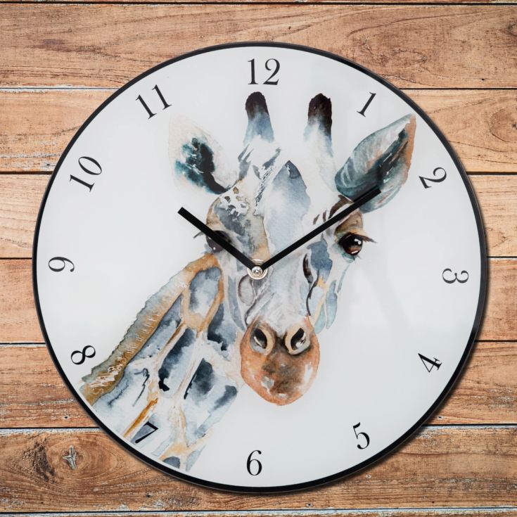 Meg Hawkins Wall Clock 30cm - Giraffe product image