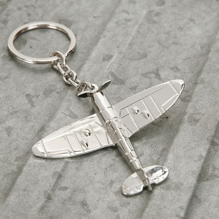 Military Heritage Silverplated Keyring - Spitfire product image