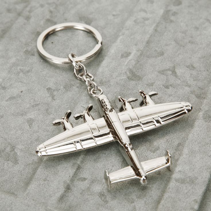 Military Heritage Silver Plated Keyring - Lancaster product image