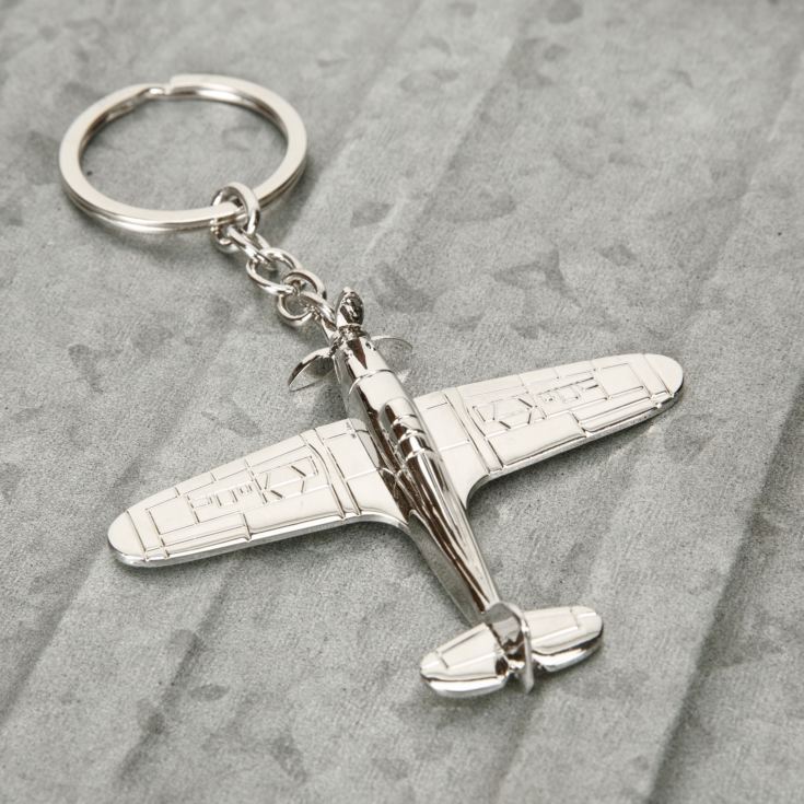 Military Heritage Silverplated Keyring - Hurricane product image