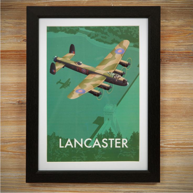 Military Heritage Frame Print - Lancaster Bomber product image