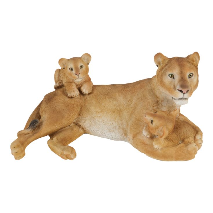Naturecraft Resin Figurine - Lioness and Cubs product image
