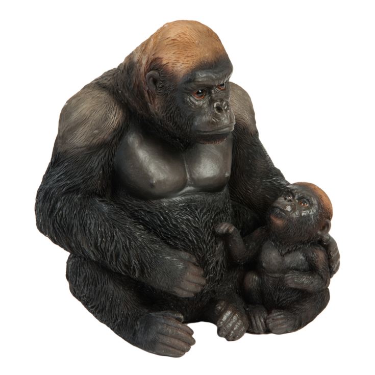 Naturecraft Resin Figurine Gorilla & Baby product image