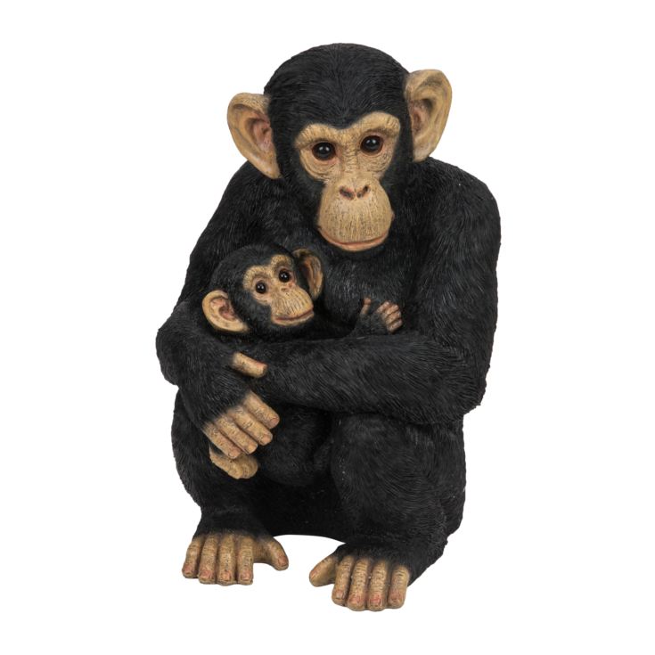 Naturecraft Collection - Chimpanzee with Baby Figurine product image