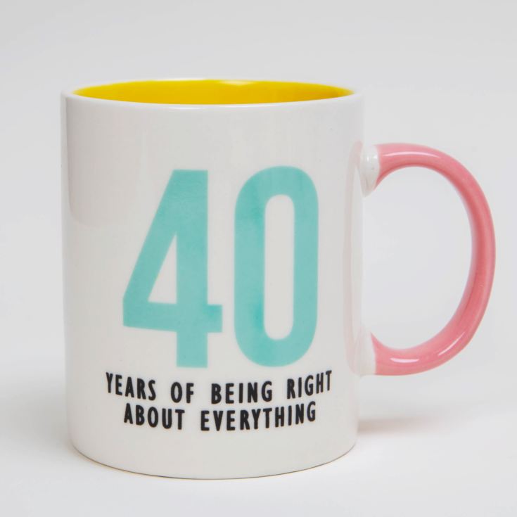 Oh Happy Day! Mug - 40 Right Pink product image
