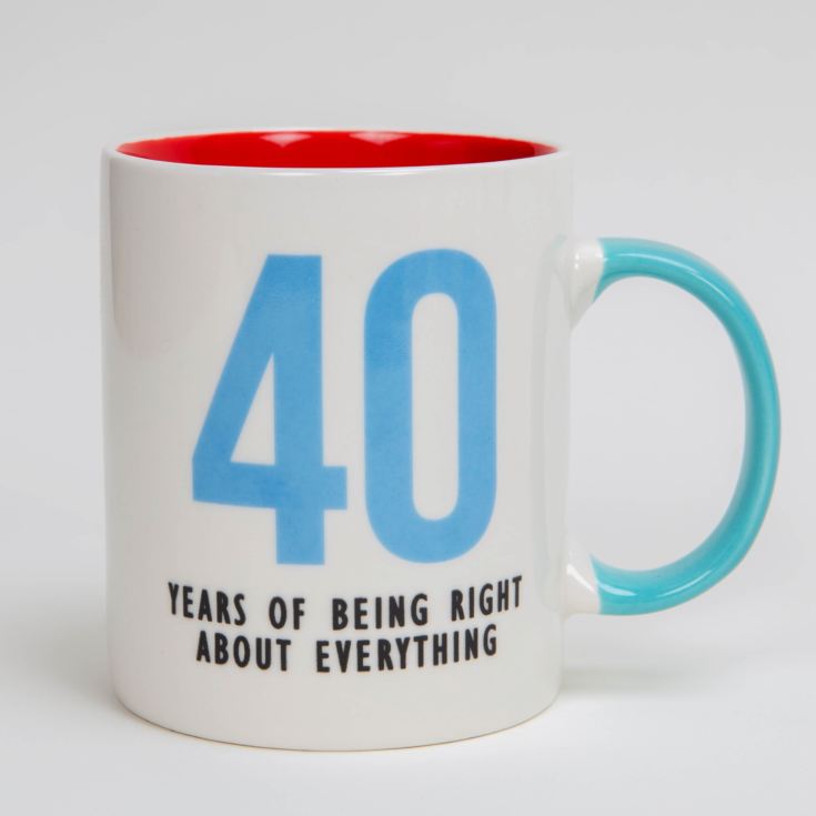 Oh Happy Day! Mug - 40 Right Blue product image