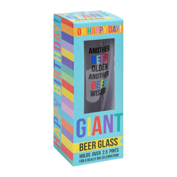 Oh Happy Day! Giant Beer Glass - Another Beer Older product image