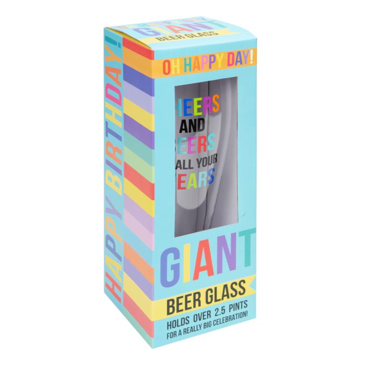 Oh Happy Day! Giant Beer Glass - Cheers product image