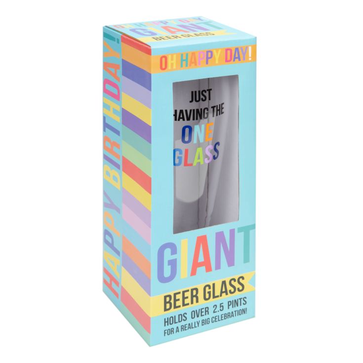 Oh Happy Day! Giant Beer Glass - One Glass product image