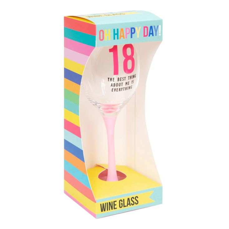 Oh Happy Day! Wine Glass 18 product image