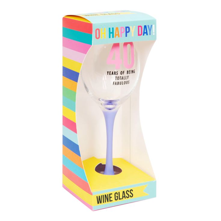 Oh Happy Day! Wine Glass 40 product image