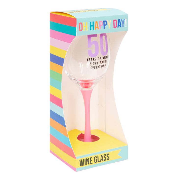 Oh Happy Day! Wine Glass 50 product image