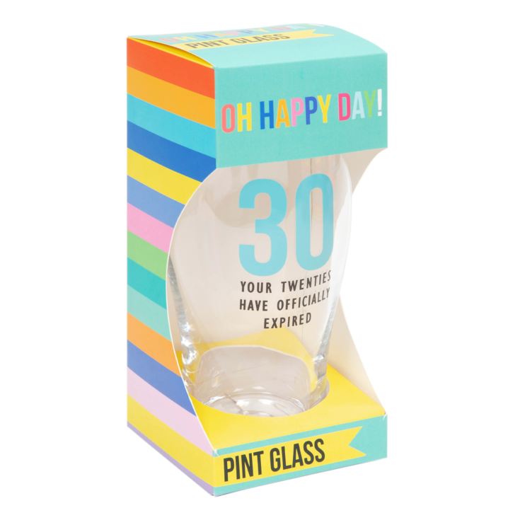 Oh Happy Day! Birthday Pint Glass - 30 product image