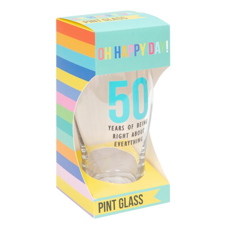 Oh Happy Day! Birthday Pint Glass - 50 product image