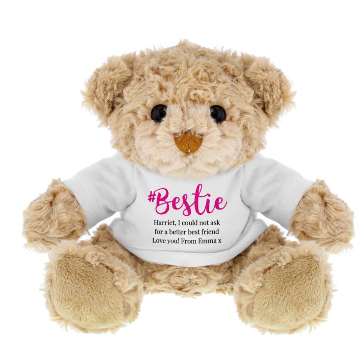 Personalised #Bestie Teddy Bear product image
