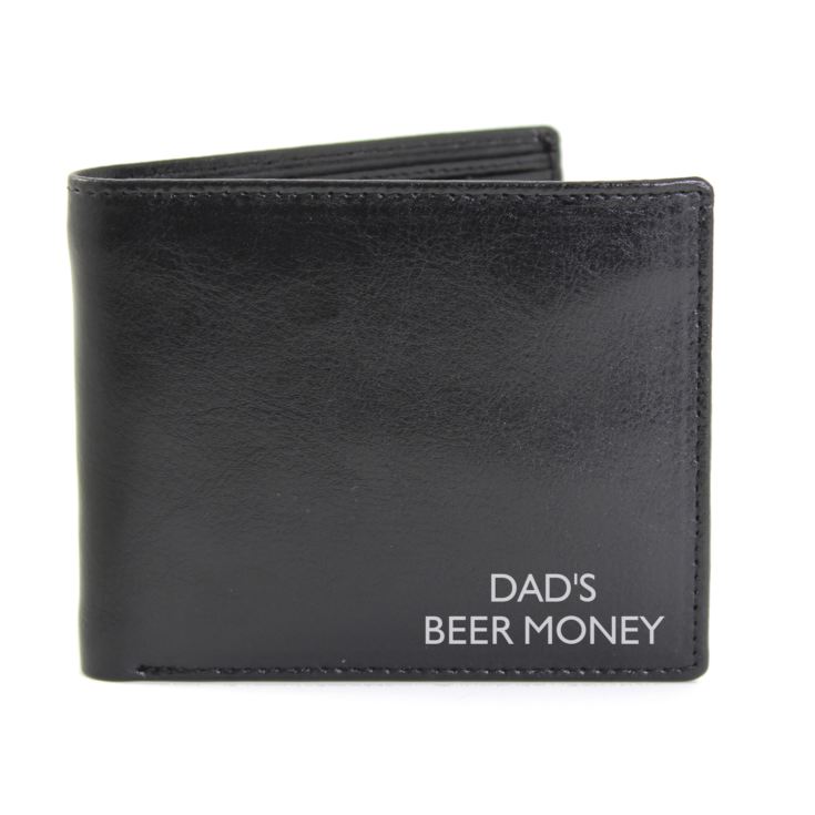 Personalised Message Leather Wallet product image