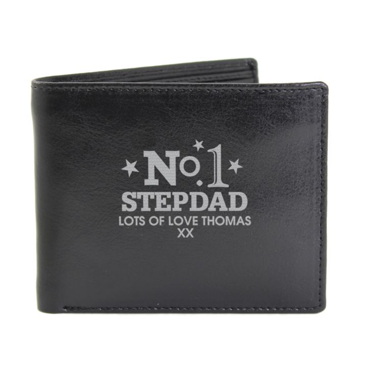 Personalised No.1 Leather Wallet product image