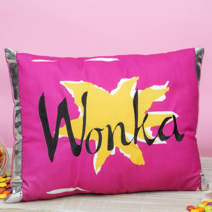 Charlie & The Chocolate Factory Wonka Bar Cushion 40 x 30cm product image
