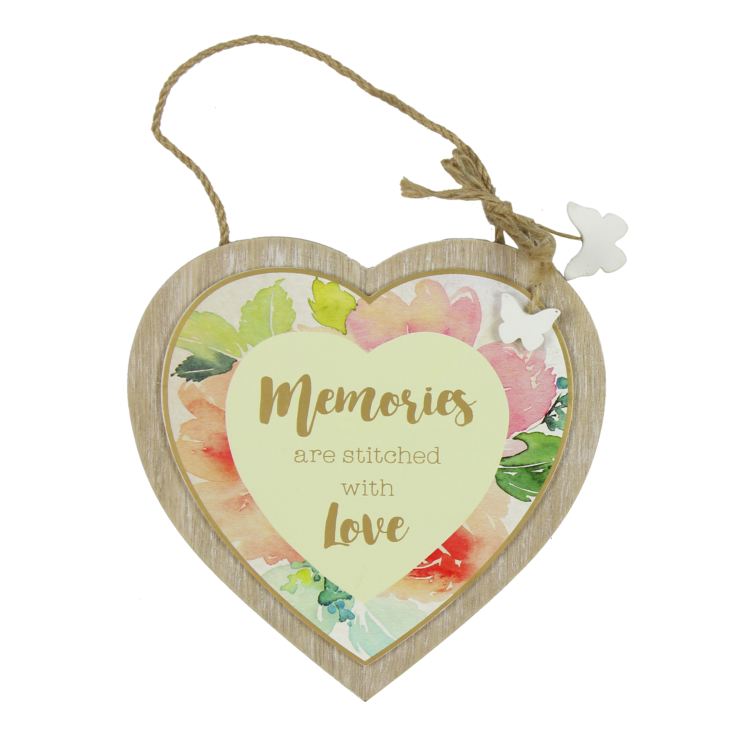 Vintage Boutique Hanging Heart Plaque - Memories product image