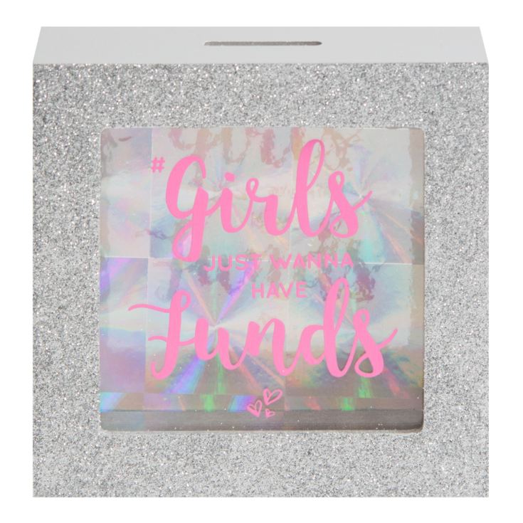 Girl Talk Money Box with Window - Girls Funds product image