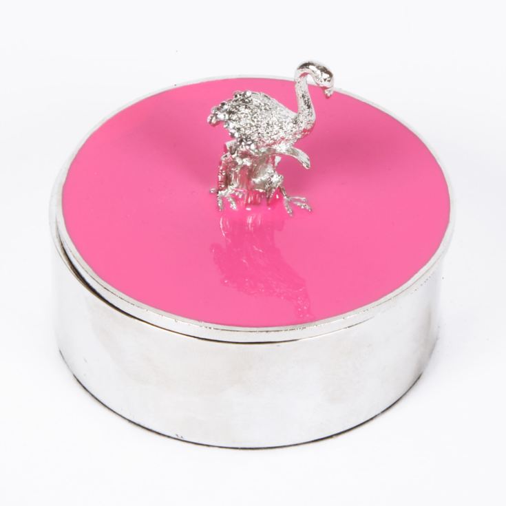 Sophia Pink Flamingo Trinket Box product image