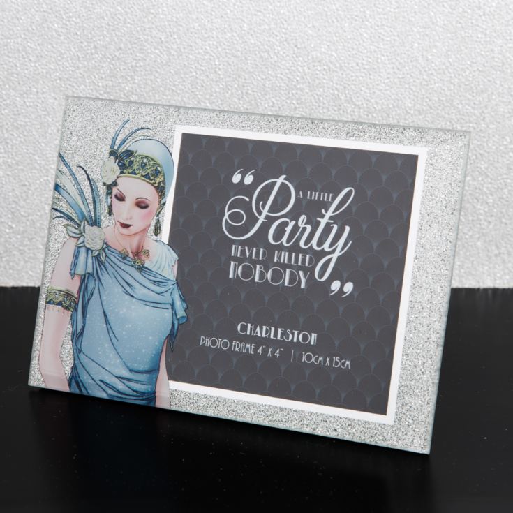 4" x 4" - Charleston Sparkle Glass Photo Frame product image