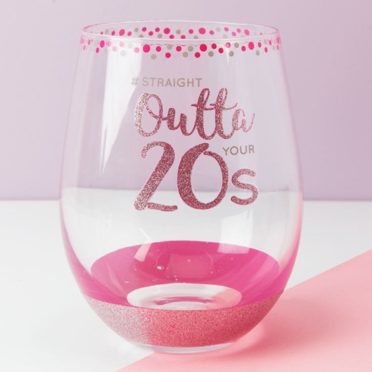 Girl Talk Stemless Glass - Straight Outta Your 20s product image
