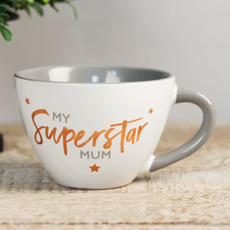 Shining Star Cappuccino Mug - My Superstar Mum product image