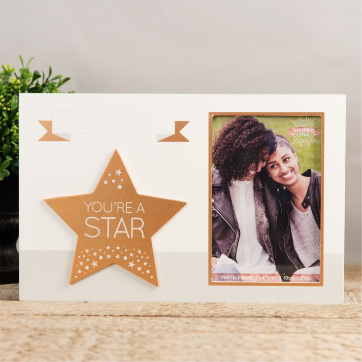 4" x 6" - Shining Star Frame - You're A Star product image