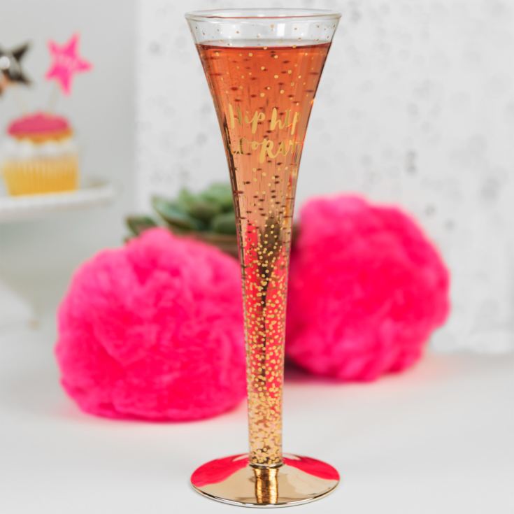 Hello Neon Champagne Flute product image