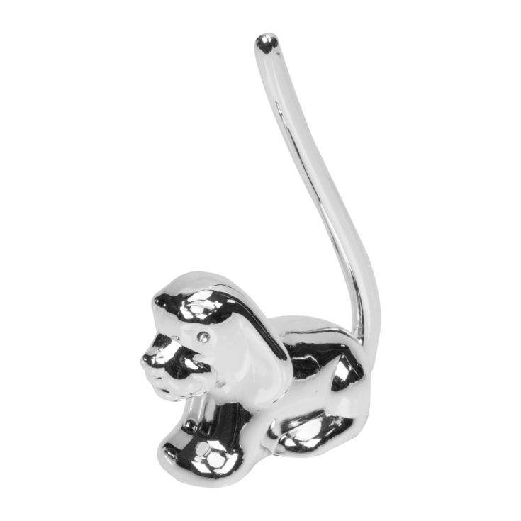Sophia Silver Plated Ring Holder - Dog product image