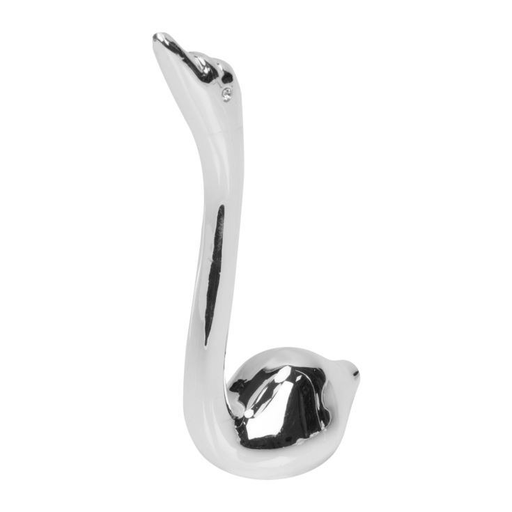 Sophia Silver Plated Ring Holder - Swan product image
