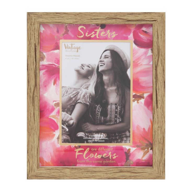 4" x 6" - Vintage Boutique Floral Frame - Sisters product image