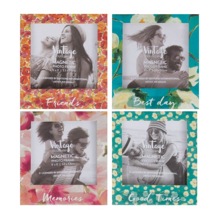 Set of 4 Magnetic 2" x 2" Photo Frames product image