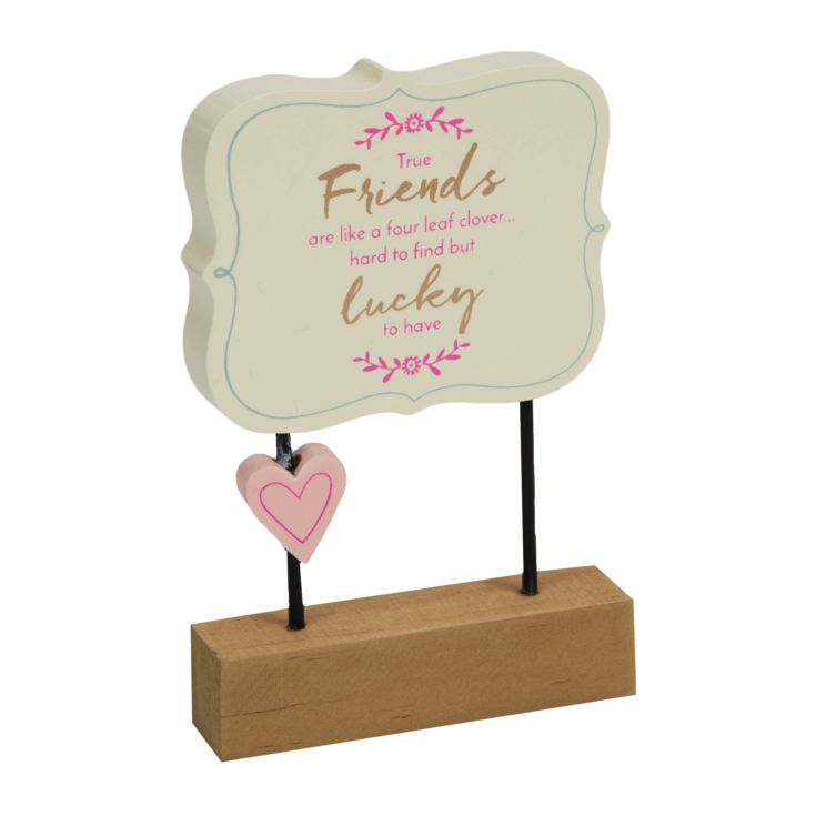 True Friends Wooden Desk Plaque product image