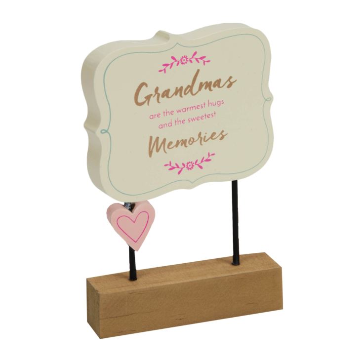 Grandmas Are The Warmest Hugs Wooden Desk Plaque product image
