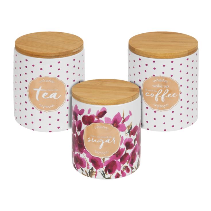 Set of Tea, Coffee & Sugar Canisters product image