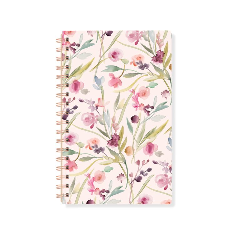 Floral Spiral Book Notebook product image