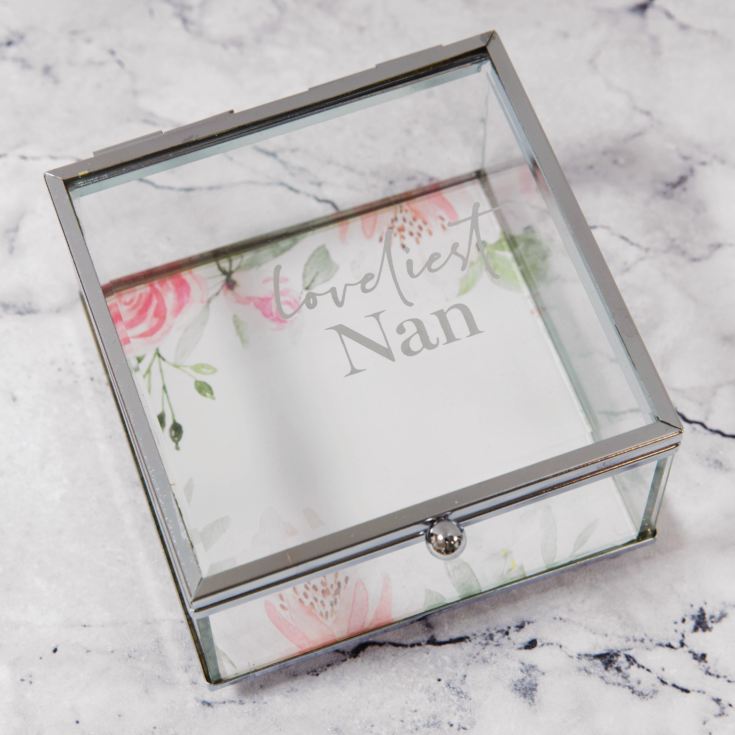 Sophia Glass Trinket Box - Loveliest Nan product image