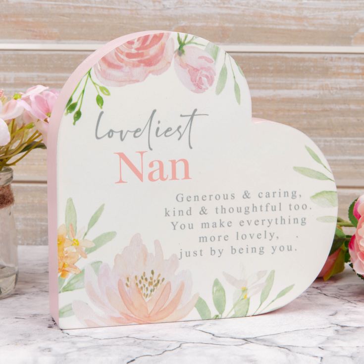 Sophia 3D Heart Mantel Plaque - Nan product image