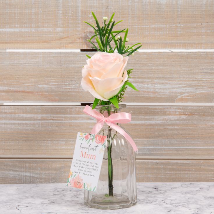 Sophia Flower in Glass Jar - Mum product image