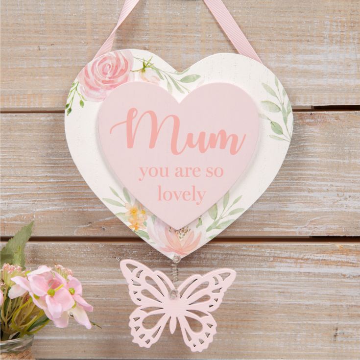 Sophia Heart Hanging Plaque - Mum product image